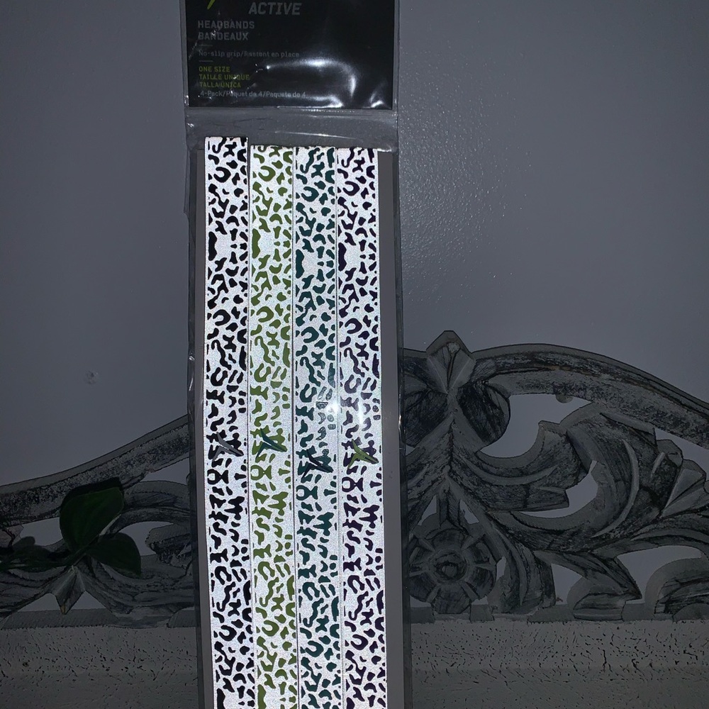 No slip grip headbands